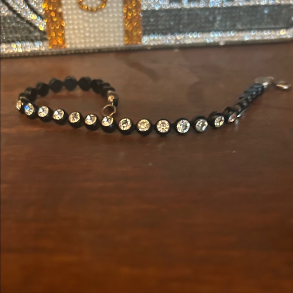 Black and Silver Crystal Bracelet - Picture 1 of 1